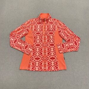 Glissade Coral Fleece Half-Zip Pullover Sweatshirt Womens Sz M Outdoors